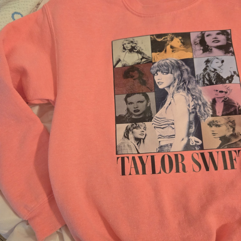 Taylor Swift Pink Graphic Sweatshirt